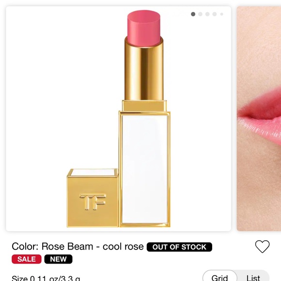 Tom Ford Ultra Shine Lip Color Rose Beam NEW - Picture 1 of 7